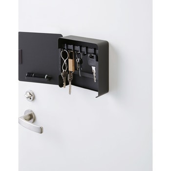 マグネットキーフック2段 タワー 山崎実業