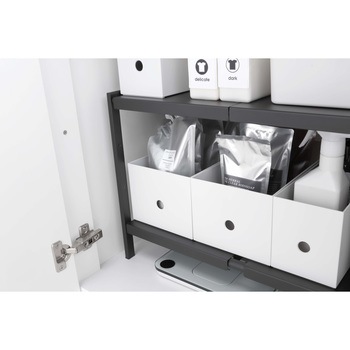 伸縮シンク下ラック 2段 タワー D40 山崎実業