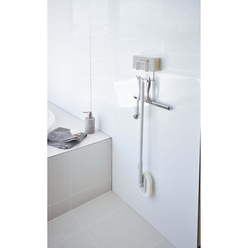 マグネットバスルームクリーニングツールホルダー タワー - 山崎実業