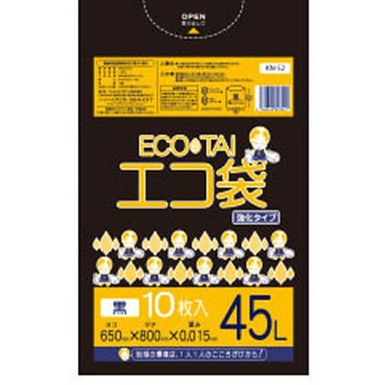 ゴミ袋45L HDPE サンキョウプラテック