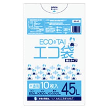 ゴミ袋45L HDPE サンキョウプラテック