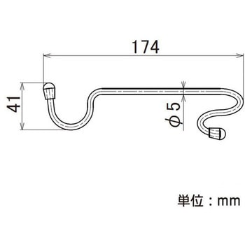 イレクター ツイストフック28 矢崎化工