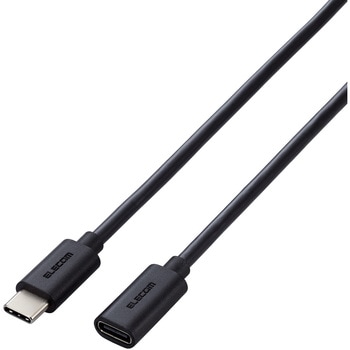 タイプC延長ケーブル PD 60W 【Windows 11 10 macOS パソコン MacBook iPhone Android 対応】 エレコム