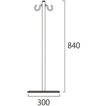 SMGP-2F スマートガイドポール 2フック 常磐精工 シルバー色 - 【通販