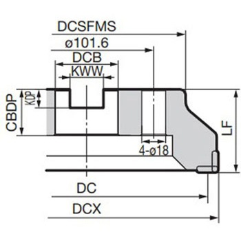 SEC-ゴールミル 鋳鉄高能率加工用カッタ GFXC13000型(シェルタイプ コースピッチ・仕上用) 住友電工ハードメタル