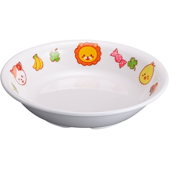 メラミンお子様食器 「みんなともだち。」 深皿 アヅミ産業