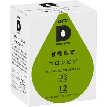 UCC DRIP POD 有機栽培コロンビア 12P UCC(上島珈琲) コーヒーメーカー