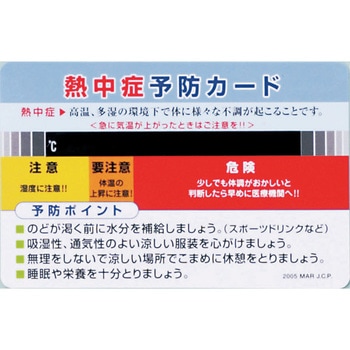 熱中症予防カード ユニット