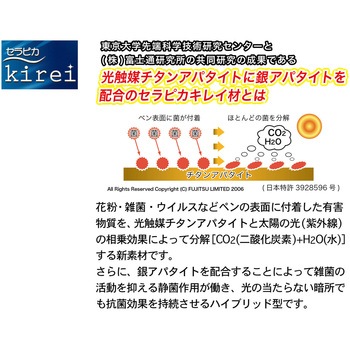 光触媒セラピカキレイ3色ボールペン セーラー万年筆