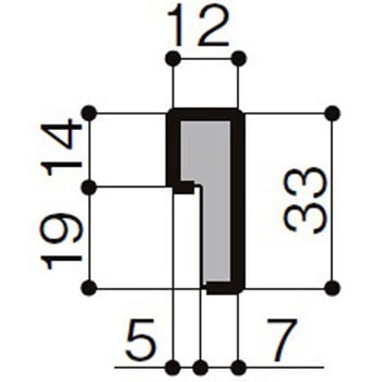 ケーシング入隅l型タイプ Lixil トステム 無目枠 通販モノタロウ