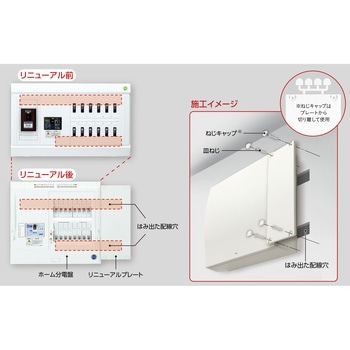 リニューアルプレート 日東工業