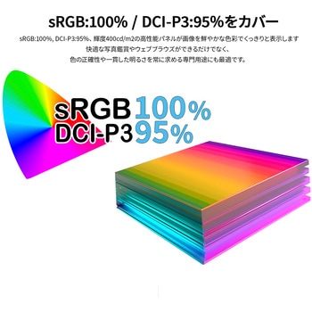 液晶ディスプレイ 27型/3840×2160/DP×1、HDMI×1、USB Type-C×1/ブラック/スピーカー：無 JAPANNEXT