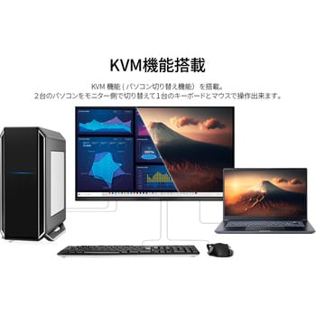 JN-IPS273UHDR-C65W 液晶ディスプレイ 27型/3840×2160/DP×1