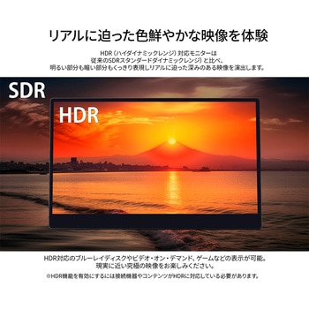 タッチパネル対応液晶ディスプレイ 15.6型/3840×2160/miniHDMI×1、USB Type-C×2/ブラック/スピーカー：有 JAPANNEXT