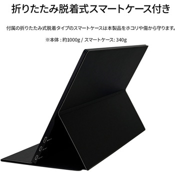 タッチパネル対応液晶ディスプレイ 15.6型/3840×2160/miniHDMI×1、USB Type-C×2/ブラック/スピーカー：有 JAPANNEXT