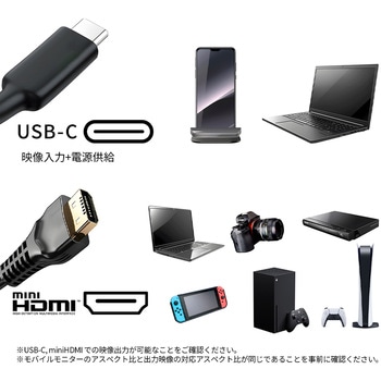 タッチパネル対応液晶ディスプレイ 15.6型/1920×1080/miniHDMI×1、USB Type-C×2/ブラック/スピーカー：無 JAPANNEXT