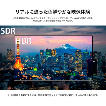 液晶ディスプレイ 43型/3840×2160/HDMI×3/ブラック/スピーカー：有 JAPANNEXT