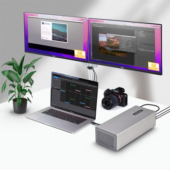 PCIe外付けケース/Thunderbolt 3接続/2x PCI Express 3.0 x16/8K/4Kビデオ出力/ビデオカード ネットワークカード 拡張 StarTech.com