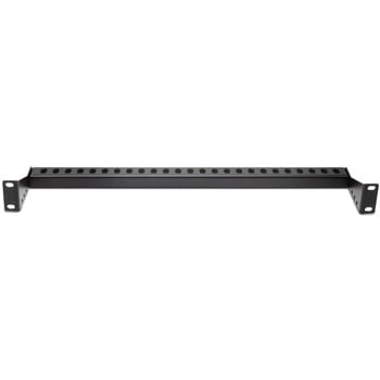 サーバーラック用ケーブルサポートバー/19インチラック用/1U/取付奥行き40～96mm/データセンターラック キャビネット用/パッチパネル スイッチ PDU ケーブルマネージメント/配線コード管理 整理 固定用 金具/線止め クロスバー StarTech.com