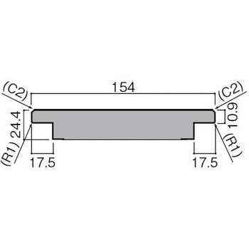 Nzhy9 無目枠スマートタイプ 横 木造用 1箱 1本 Lixil トステム 通販サイトmonotaro