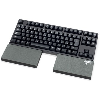 リストレスト FILCO Majestouch Wrist Rest Macaron 厚型17mm Sサイズ 分離型(2分割) Ash FILCO