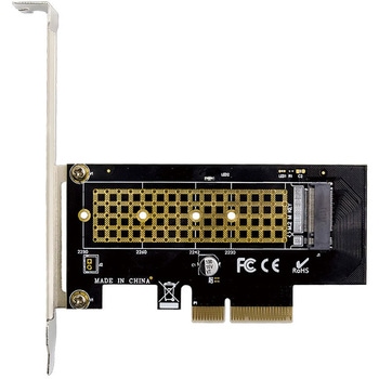 NVMeSSDをPCI Express接続に変換するボード NVNeのGETA エアリア
