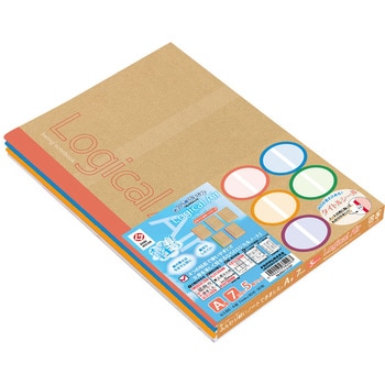ロジカルエアー セミB5 クラフトカラー 5P ナカバヤシ