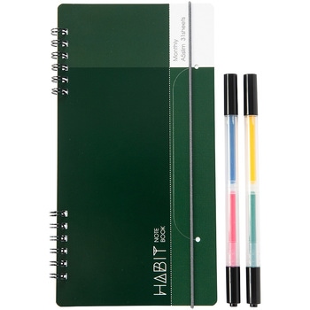 ハビット マーカー&ノート A5slim/3 ナカバヤシ