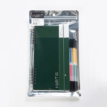 ハビット マーカー&ノート A5slim/3 ナカバヤシ