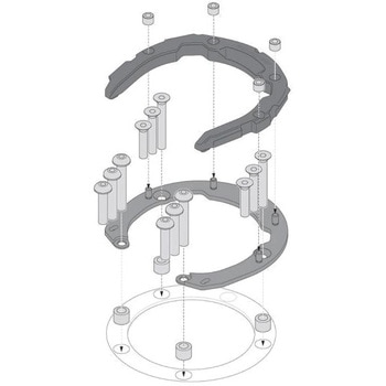 PROタンクリング 5穴 SW-MOTECH (エスダブリューモテック)