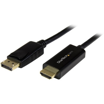 DisplayPort - HDMI 変換アダプタケーブル/DP 1.2 - HDMI ビデオ変換/4K30Hz/ディスプレイポート - HDMI 変換コード/DP - HDMI パッシブケーブル/ラッチつきDPコネクタ StarTech.com