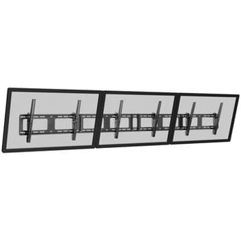 FPWMNB 薄型液晶テレビ壁掛け金具 ディスプレイ3台対応 5段階チルト