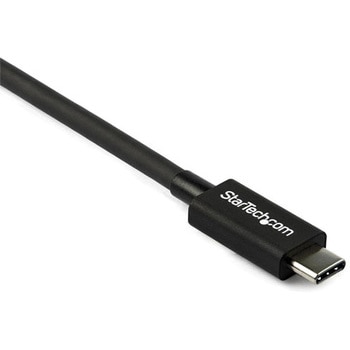Thunderbolt 3ケーブル/40Gbps/Thunderbolt 4 USB-C DisplayPort互換/サンダーボルト 高速データ転送 モニター ディスプレイ 映像出力 StarTech.com