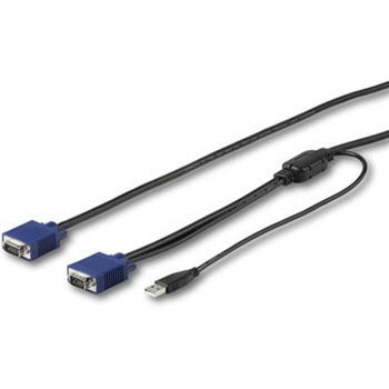 パソコン自動切替器専用KVMケーブルラックマウント対応KVMコンソールドロワー用 VGA/USB接続CPU切替器ケーブル StarTech.com