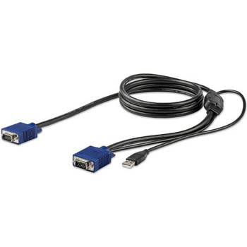 パソコン自動切替器専用KVMケーブルラックマウント対応KVMコンソールドロワー用 VGA/USB接続CPU切替器ケーブル StarTech.com