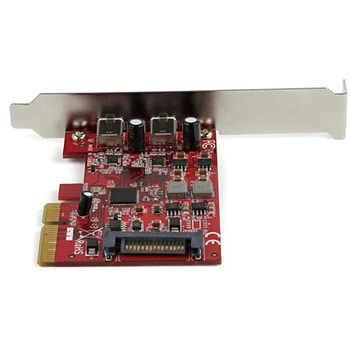 2ポートUSB Type-C増設PCI Expressカード USB 3.1 Gen 2 (10Gbps) 準拠 StarTech.com