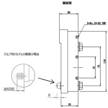 Nfm V P A 10 小型高精度面積式流量計 気体用 Nfmシリーズ 1個 テクネ計測 通販サイトmonotaro