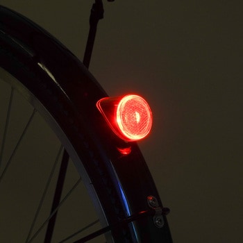 ライト 自転車テール用 マッドガード取付 ソーラータイプ モノタロウ
