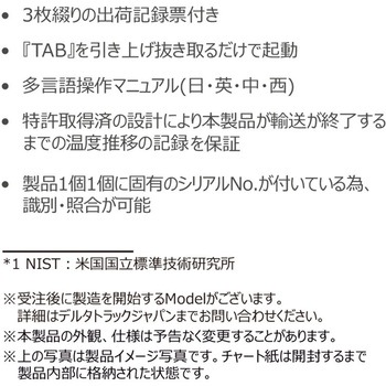イントランジットレコーダー 標準モデル DeltaTRAK