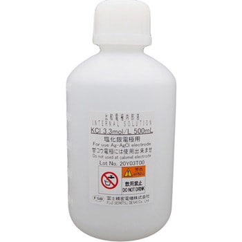 KCl 比較電極内部液KCL 1本(500mL) 富士精密電機 【通販モノタロウ】