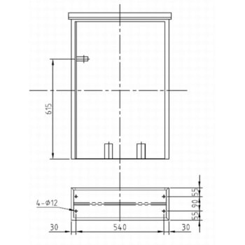屋外ホース収納箱・架台付 報商製作所