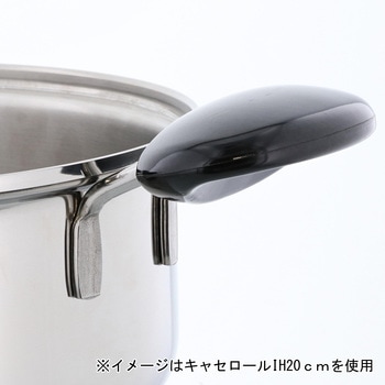 ND-4435 ルナ・クラリス ステンレス3層鋼 キャセロール IH ガラス蓋付 
