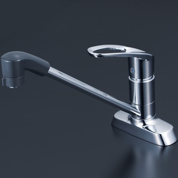 KM5081TF シングルレバー式シャワー付混合栓(260mmパイプ付) KVK