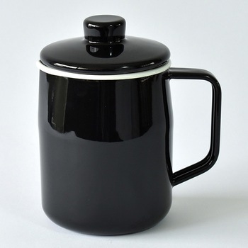 OP-1.0L・BK フィルト 1.0Lオイルポット 富士ホーロー 54912525