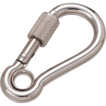 ステンレス 環付スナップフックNA型 水本機械製作所