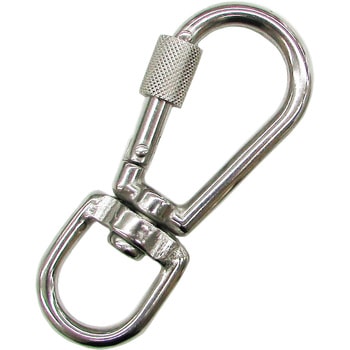 ステンレス 環付スナップフックNBL型 水本機械製作所