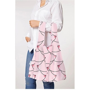 100% ペットボトル再生 折りたたみ エコバック KIND BAG