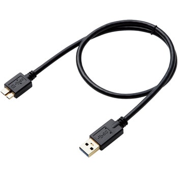 USBケーブル マイクロB-A 3.0 ブラック エレコム オーディオケーブル