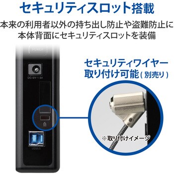 Usb3 0外付けハードディスク ハードウェア暗号化 パスワード保護 エレコム 据え置きハードディスク 通販モノタロウ Eld Een060ubk