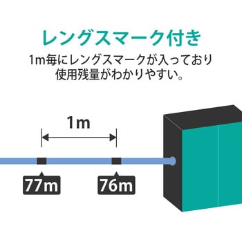 LD-GPAL/BU300RS LANケーブル CAT6A ギガビット 単線 コネクタ無